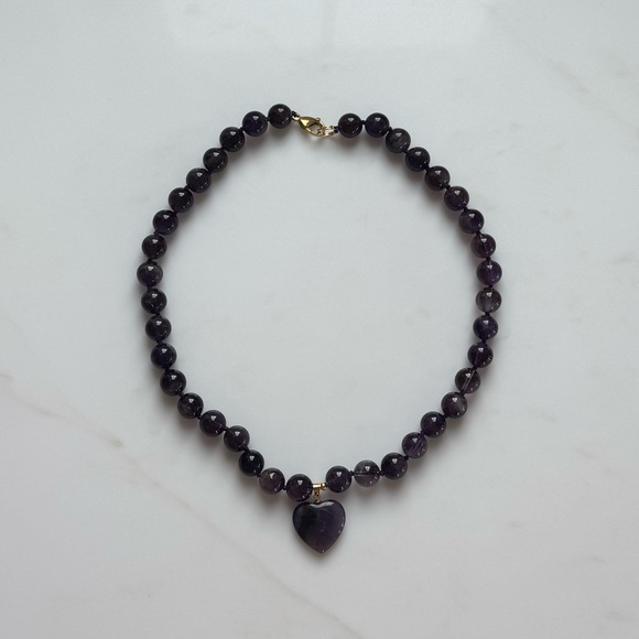 Tuckernuck Jewelry - NWOT Tuckernuck Amethyst Heart Necklace